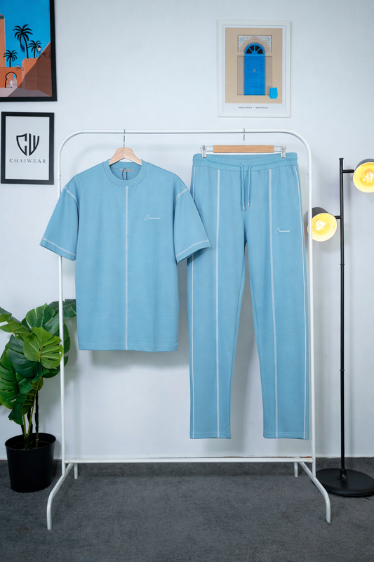 Pantalon et T-shirt Droit en coton lourd 320 GSM SRJ Couture