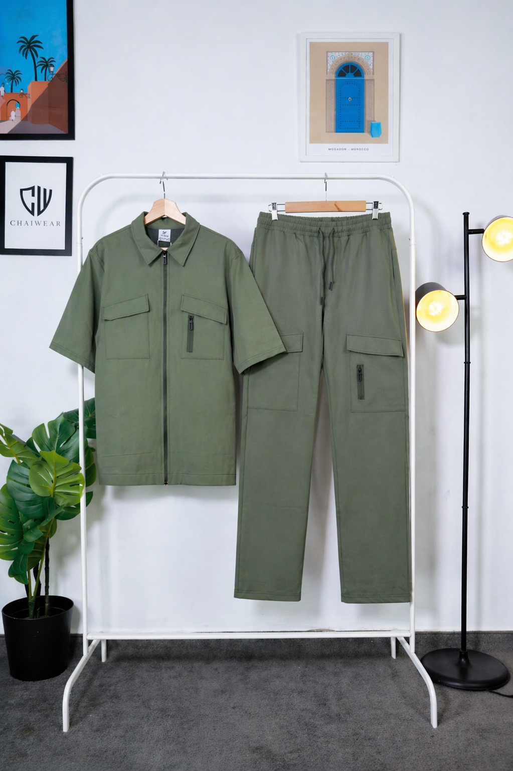 Pantalon et chemise Cargo en Nylon de haute qualité 240 GSM