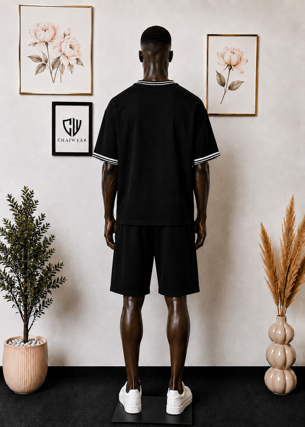 Short et T-shirt Dreams Chasers en coton lourd 320 GSM