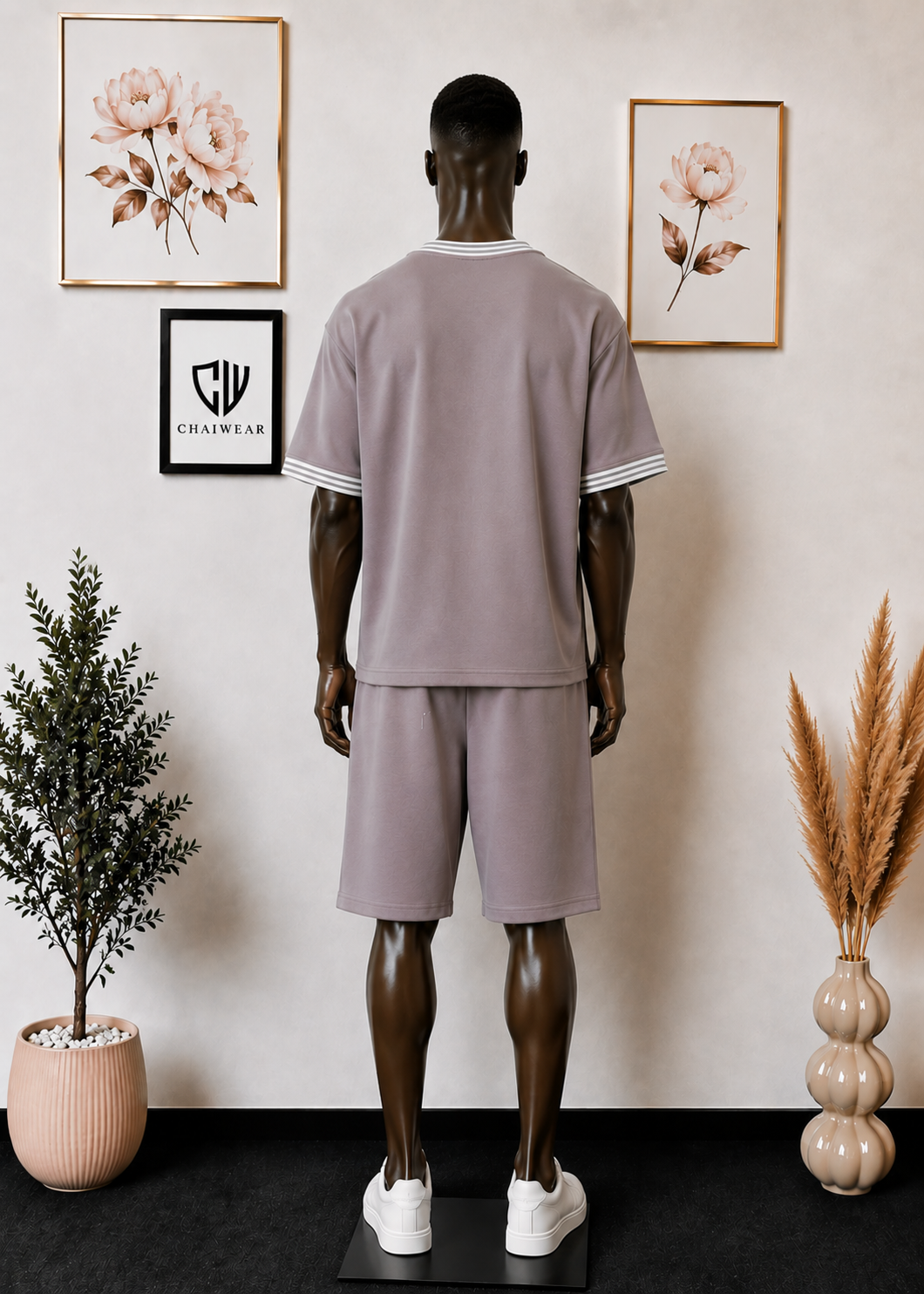 Short et T-shirt Dreams Chasers en coton lourd 320 GSM