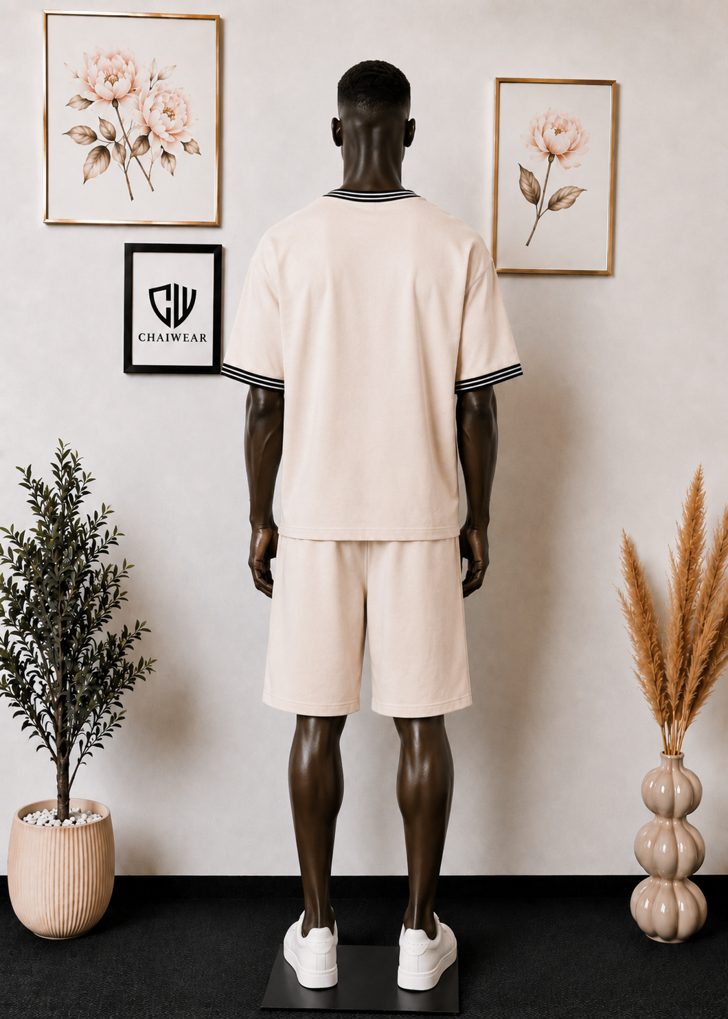 Short et T-shirt Dreams Chasers en coton lourd 320 GSM