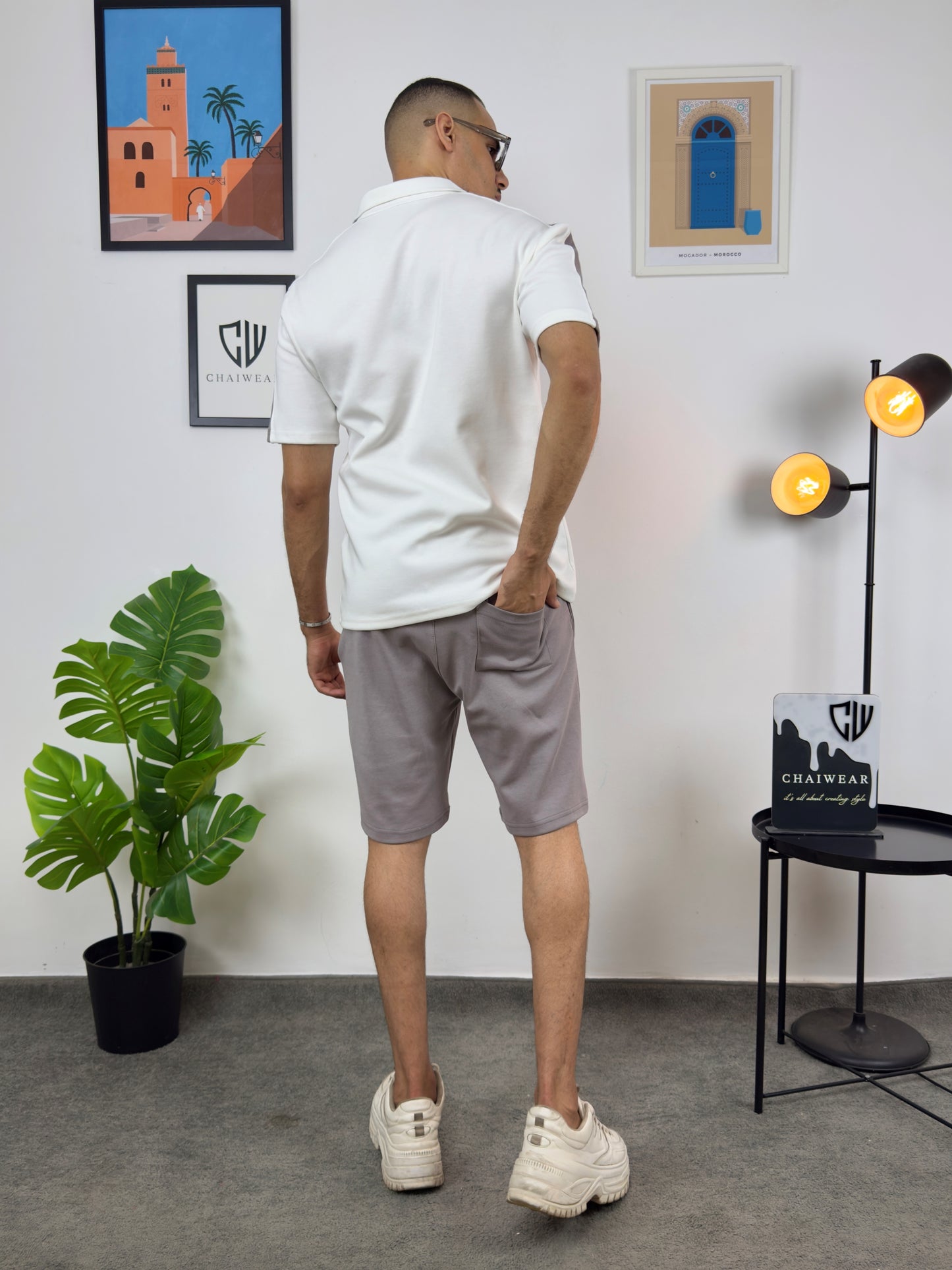 Short et Polo Chaiwear Edition limitée en coton lourd 320 GSM